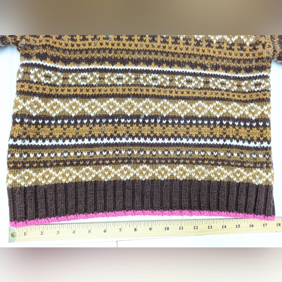 Frank & Oak women's fair isle wool blend sweater size S - Picture 5 of 7